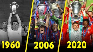 UEFA Champions League Winners. List Of All UEFA Champions League Winners 🏆🏆