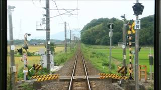 JR 関西本線 名古屋駅 0736 亀山行 普通 四日市駅から井田川駅までの全面展望映像