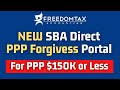 Apply for PPP Loan Forgiveness with the NEW SBA Direct PPP Forgiveness Portal