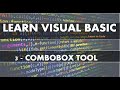 Learn Visual Basic : How To use the Combobox, adding items to Combobox