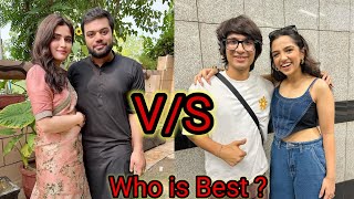 Ducky Bhai vs Sourav Joshi Vlogs Comparison || With Wife ? 🔥2023 | SHORT INFO 😍