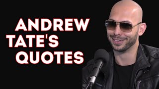 Andrew Tate's quotes Life Lessons which are better to be known when young to not Regret in Old Age