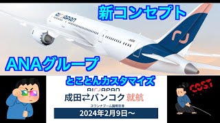 【Air Japan】ANAグループからカスタマイズ抜群の国際線新ブランド新規就航開始きたあああ【燃油サーチャージなし】【LCC】