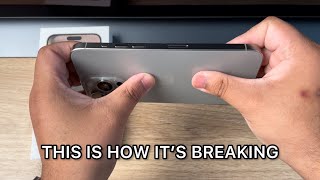 This is How the All New Titanium Apple iPhone 15 Pro Max Back Glass is Breaking