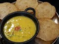 Puri With Bombay Chutney Recipe | Poori with Besan Chutney Recipe | Breakfast Recipe