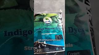 Cara buat warna alami biru indigo #tutorial #blue #warnaalami #naturaldye #fyp #viralvideo #indigo