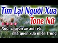 Tìm Lại Người Xưa Karaoke Tone Nữ ( Fm ) Đăng Khôi Karaoke - Beat Mới Dễ Hát