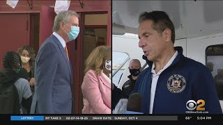 Unhappy With Lack Of Enforcement On Masks, Gov. Cuomo Takes Apart Mayor De Blasio’s Plan For COVID-1