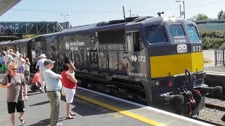 Irish Rail 072 on RPSI Sea Breeze tour 2018 - Rosslare Strand Station