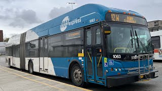 2010 New Flyer D60LFR #1063 | Mississauga Transit Route 42W