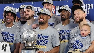 Golden State Warriors Trophy Presentation Ceremony - 2019 Western Conference Fin