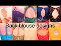 Boat neck blouse back designs||Blouse designs||trendy neck designs||Ratnajas home