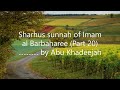 sharhus sunnah of imam al barbaharee part 20 ................. by abu khadeejah