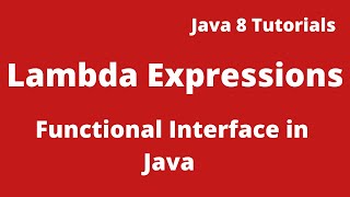 Java 8 Tutorial 02 :- What is Functional Interface in Java 8?