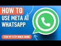 How to use Meta AI on WhatsApp (Easy Tutorial)