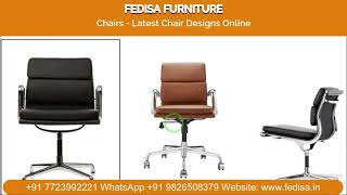 Comfy Office Chair (आरामदायक कार्यालय की कुर्सी) Buy Chairs Online-Best Designs \u0026 Prices | Fedisa