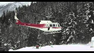 Reggie Crist at the CMH K2 Rotor Lodge for some heli ski action