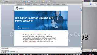 Introduction to Jeeves Universal ERP Base Foundation Part 1