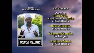 Trevor Williams ~ Long Obituary