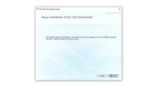 Tutorial Install By Click Downloader