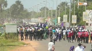 LIVE AT IEC: GDC AND SUPPORTERS OF JAMMEH FLAG-BEARER MAMMA KANDEH FILES HIS NOMINATION