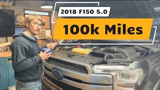 Spark Plug Replacement and 100k Mile General Maintenance on a 2018 F-150 5.0