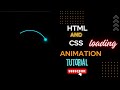 Creative CSS Loading Animations Effects |CSS Animation Tutorial for Beginners#coding #html #css #sk