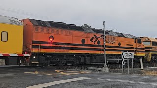 5MP1 Aurizon Superfreighter (GWU+GWA+CLP8), Melbourne to Perth, 2020, 9/1/25, Ararat West VIC