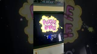 Puzzle Bobble Attract screen - Arcade Aesthetic #shorts