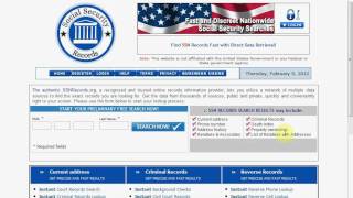 Social Security Number Search - How to Find People by Social Security Numbers