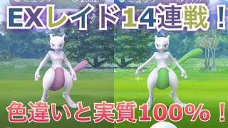 【ポケモンGO】14戦！シャドボのミュウツー色違いの旅！【Pokémon GO】