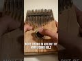 How to create the Vibrato Effect on a Kalimba #Shorts