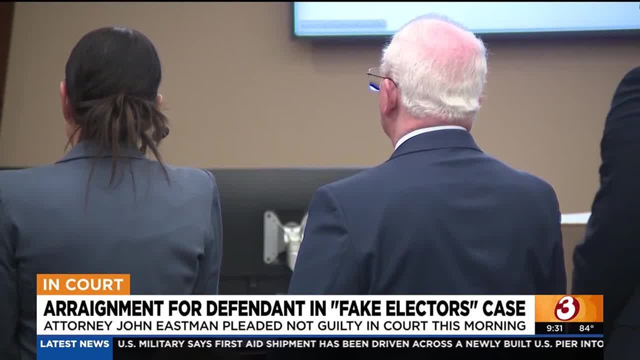 Attorney John Eastman Pleads Not Guilty To Felony Charges In Arizona’s ...