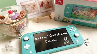 Nintendo Switch Lite Turquoise Unboxing + Stardew Valley💚🎮