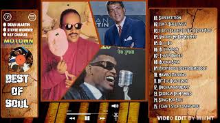 Dean Martin, Stevie Wonder, Ray Charles Soul Music Greatest Hits 70'S 80'S