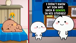 #BDC468 ▶What's Mystery of Daabu's EXAM Results?🙂Confusion of Results😮| Animation stories