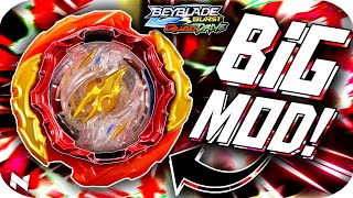 The FORBIDDEN QuadDrive MOD!! Metal ARMOR!? || Beyblade Burst QD/DB Mod