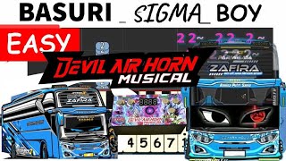 Basuri sigma boy devil air horn not pianika