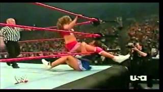 Maria Bronco Busters Mickie James during a Cheerleaders Match