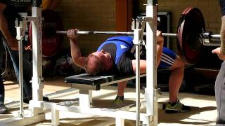 Lee meachen 142.5kg raw benchpress @ Gbpf unequipped bench press championship 2010