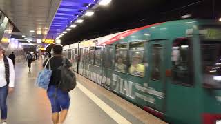 U79 Universität-Ost (B-Wagen), Abfahrt @ Düsseldorf Hauptbahnhof