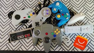 Retro USB gamepads unboxing