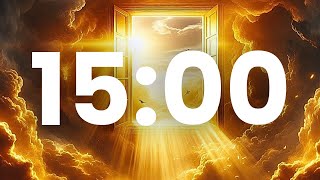 15 Minute Timer for Church | Window to Heaven Theme