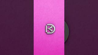 KD Logo | Logo Design in illustrator #shorts