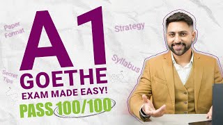 Goethe A1 Exam Made EASY!😱 Syllabus, Paper Format,Secret Tips \u0026 Strategy to PASS 100/100 - GERMAN A1