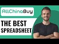 Best AllChinaBuy Spreadsheet | Full Guide (2024)