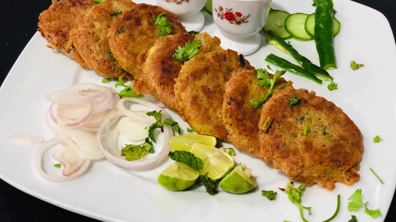 CHICKEN SHAMI KABAB RECIPE BY COOKING WITH HOORIYA - YouTube