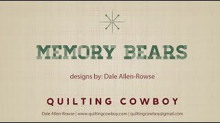 MEMORY BEARS - Turning Loved Ones’ Clothing into Cherished Keepsakes