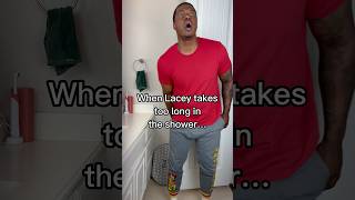 When Lacey takes too long in the bathroom… #comedy #couple #marriage #relationship #shorts