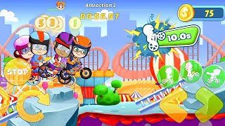 Niki Bike Race | Attraction Levels | Vlad and Niki Kids Bike Racing Game Play #20 | Abdullah Gaming